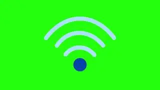 Green Screen : Wifi Signals Animations:  No Copyrights