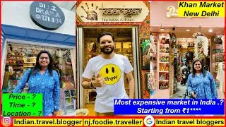 Exploring India's most Expensive Khan Market in Delhi | Walk Tour | Shop no ? | NJ FOODIE TRAVELLER