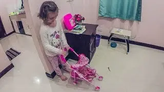 Ляля плачет и будит маму Укладываем лялю спать