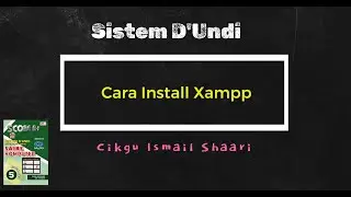 Cara Install XAMPP