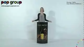 XL Table - Pop Group Patented Pop Up Displays