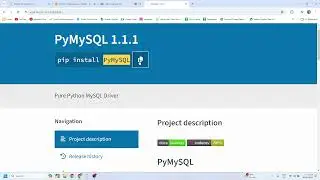 Python Tutorial Day 59 | Python Mysql | How to connect Python to Mysql | PYMYSQL Module | Connection