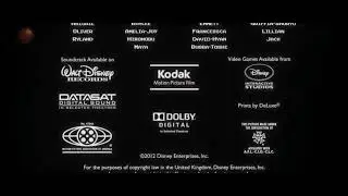 Walt Disney Recs/Kodak/Disney Interactive Studios/Datasat/DeLuxe/MPAA/Dolby Digital/I.A.T.S.E (2012)
