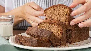 Банановый кекс с орехами и шоколадом | Banana cake with nuts and chocolate