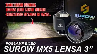 Review of the Surow MX5 Bi-LED Foglamp with a 3-inch Blue Lens