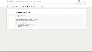 Automate The Screen | Rotate Your Computer Screen Magic Program using Python in Jupiter