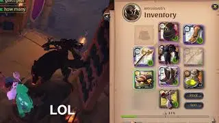 Albion Realmbreaker full set AFK outside Hideout