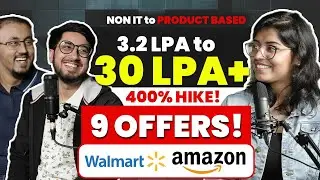 Tier 3 college to 3.3LPA to 30+ LPA 🤑 | 9 In Hand Offer 🔥 FAANG | 400% Hike | Scaler Review |