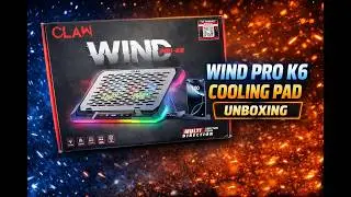 Wind Pro K6 Laptop Cooling Pad Unboxing | PlayVerse Official