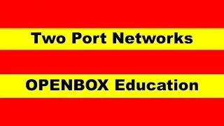 what is Two Port Network ?