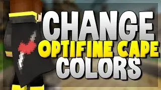 HOW to CHANGE the BACK COLOR of your OPTIFINE CAPE! ( Optifine Cape Tutorial )