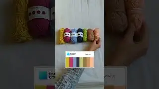 Which color palette is your favourite? 🍑🌈 #yarnlove #yarn #crafter