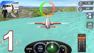 Airplane Real Flight Simulator  Gameplay 2020 - Walkthrough Part 1 (iOS, Android)