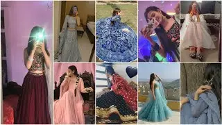 🦋💝😻hidden face lehenga poses  💕✨💞festival poses girls festival poses girls lehenga poses dp pic💚💜148