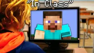I Beat Minecraft At School