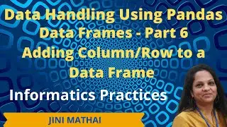 Data Frames in Pandas  - Part 6