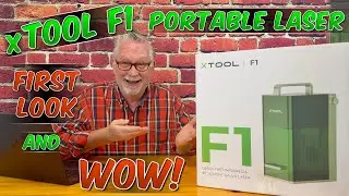 xTool F1 Portable Laser Machine First Look, and WOW!
