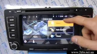 Штатная магнитола Skoda Octavia A5 RedPower 21005 Android 4.4 1024x600 - GPS навигация