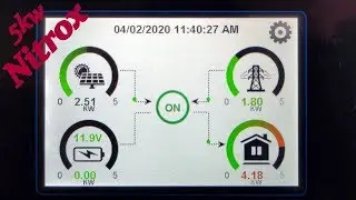 Inverex Nitrox 5kw Working | Solar Performance | Settings #inverex2020