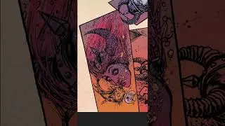 See the finished comic panel at the end! 