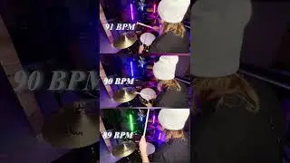 Same beat. 3 tempos. #drummer
