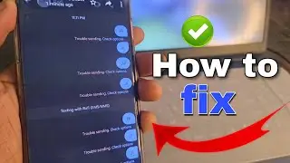 Trouble sending message Problem  | Trouble sending | how to fix Trouble sending message problem