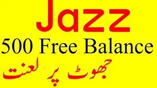 Jazz Free Balance Real Workable Code Must Try it | Mobilink | Free Balance| Free internet