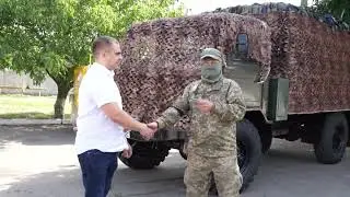 27-ий пішов: Дніпропетровськгаз подарував вантажівку захисникам України