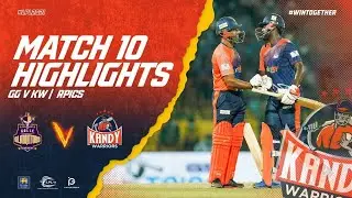 Match 10 | Kandy Warriors vs Galle Gladiators | Full Match Highlights LPL 2021