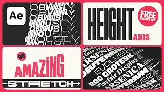Variable Font Kinetic Type Animation | After Effects Tutorial