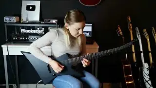 Spiritbox - Circle With Me | guitar cover by ALEX S | LTD EX-7 Baritone Black Metal