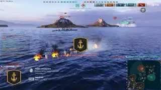Советский Эсминец Сторожевой.Морской бой-14.Игра World Of Warships