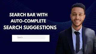 Search Bar with Auto-Complete Search Suggestions.