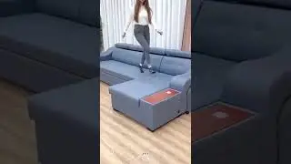 L Shape Sofa cum Bed | Space Saving Furniture 