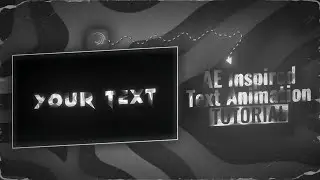AE INSPIRED \ - Text Animation | alight motion tutorial