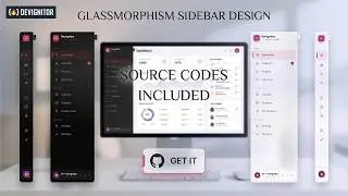 Building a Glassmorphism Sidebar using modern CSS backdrop filter property efficiently