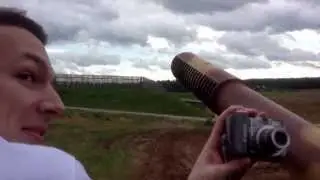 Me riding a tank for the first time. -WarGaming Minsk 2013