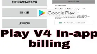Add In-app purchases V4 library in Android app Java