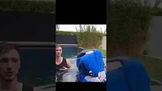 Foolish Gamers shows off in the pool