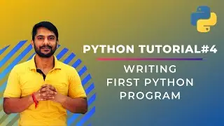 Writing First Python Program - In Hindi
