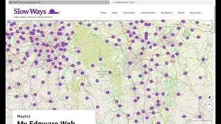 How to add or remove routes from a Slow Ways web