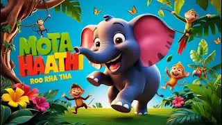 Mota Hathi Ro Raha Tha | एक मोटा हाथी | BbToons - Hindi Nursery Rhymes 🌟