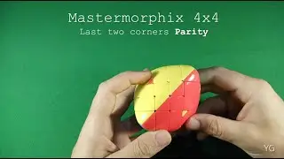 Mastermorphix 4x4 - simple solution to the parity of the last two corners