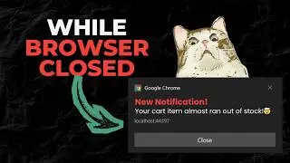 Send Notifications Even When Users Aren’t On Your Site — ASP.NET Core Web Push Notification