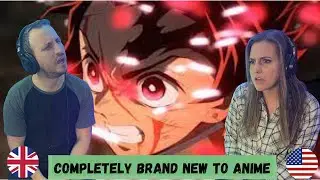 Utterly Clueless Couple Watch Anime For The First Time  |  Demon Slayer - Tanjiro vs Rui FIGHT SCENE