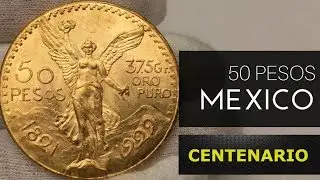 El Centenario de Oro Puro Moneda de 50 Pesos mexicana