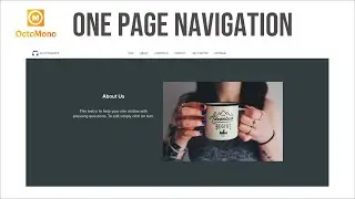 One Page Navigation Weebly - One Pager