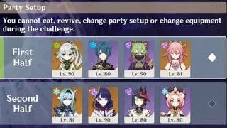 [Genshin Impact]New 3.4 Spiral Abyss Floor 11-Nahida and Eula Carry