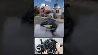Drifting Mercedes C63 AMG in Forza Horizon 5