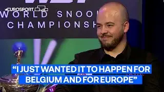 “I’m so proud of myself" | Brecel First Player From Mainland Europe To Claim World Title | Eurosport